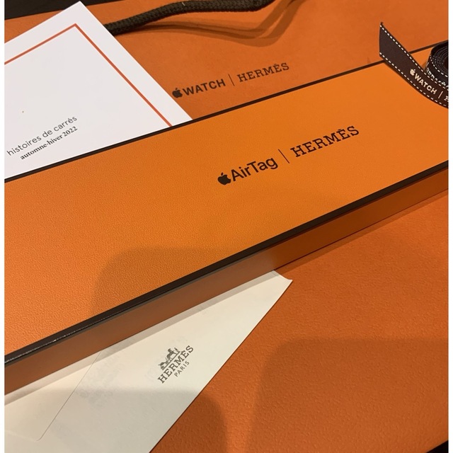 【新品未開封】AirTag Hermèsバッグチ‍ャーム – オレンジ