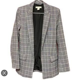 エイチアンドエム テーラードジャケット(レディース)(チェック)の
