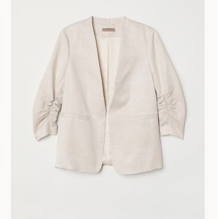 エイチアンドエム(H&M)のH&Mノーカラージャケット(ノーカラージャケット)