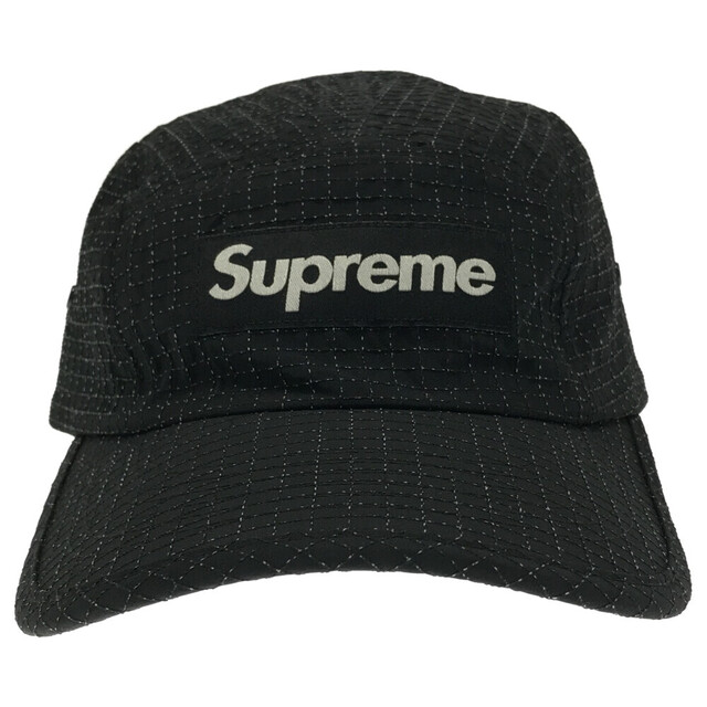 SUPREME シュプリーム 22AW Glow Ripstop Camp Cap Black グロー リップストップ キャンプ キャップ 帽子 ブラック