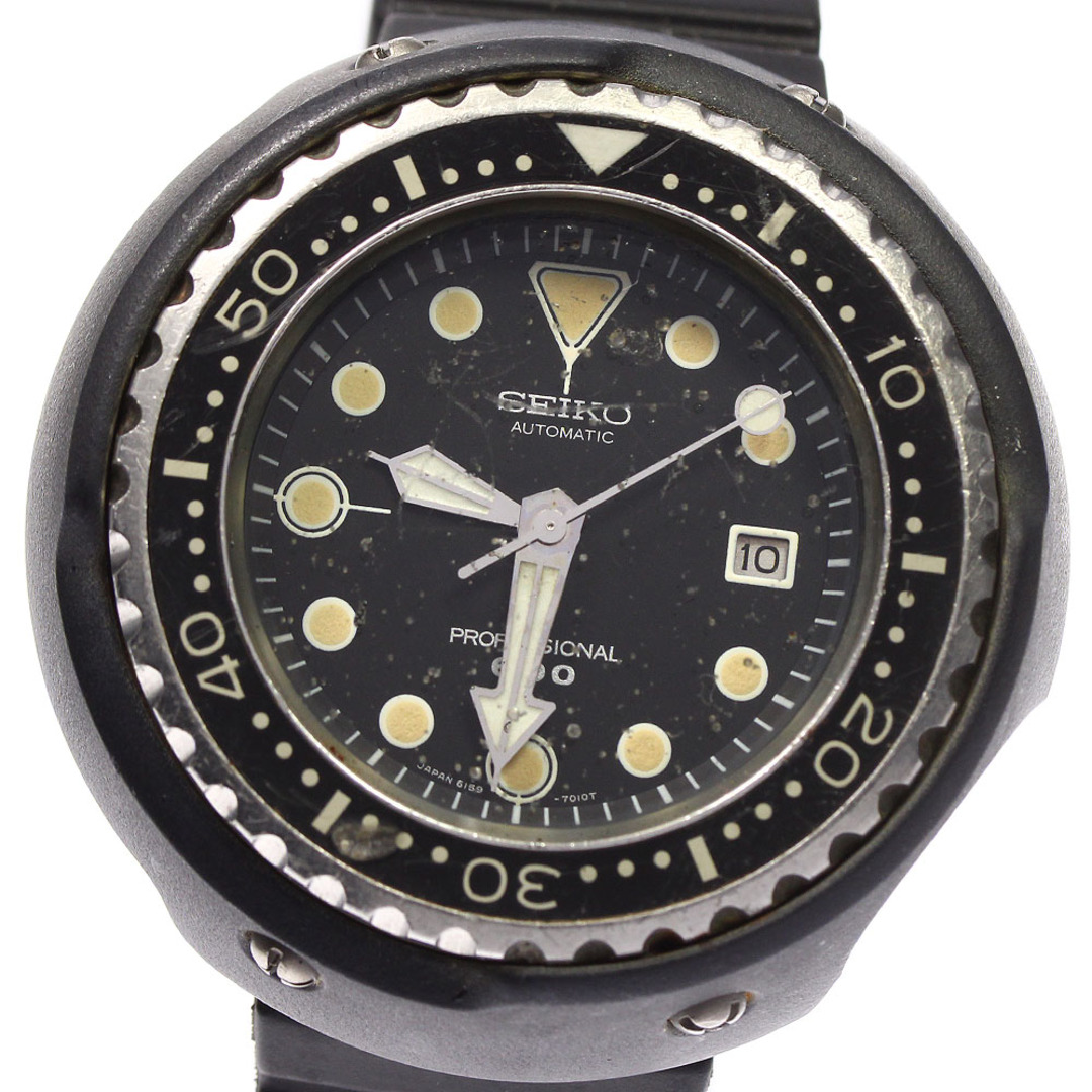 ☆ジャンク 【SEIKO】セイコー ダイバープロ 600m デイト 6159-7010