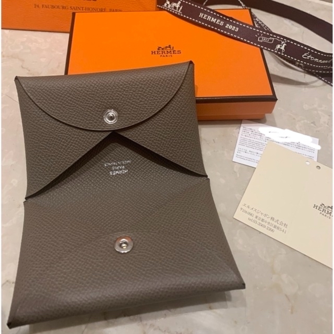 HERMES カルヴィ　エトゥープ　エルメス