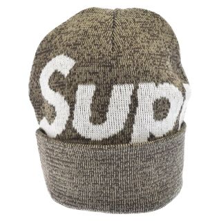 シュプリーム(Supreme)のSUPREME シュプリーム 21AW Big Logo Beanie ビッグロゴビーニー ニットキャップ ブラウン(ニット帽/ビーニー)