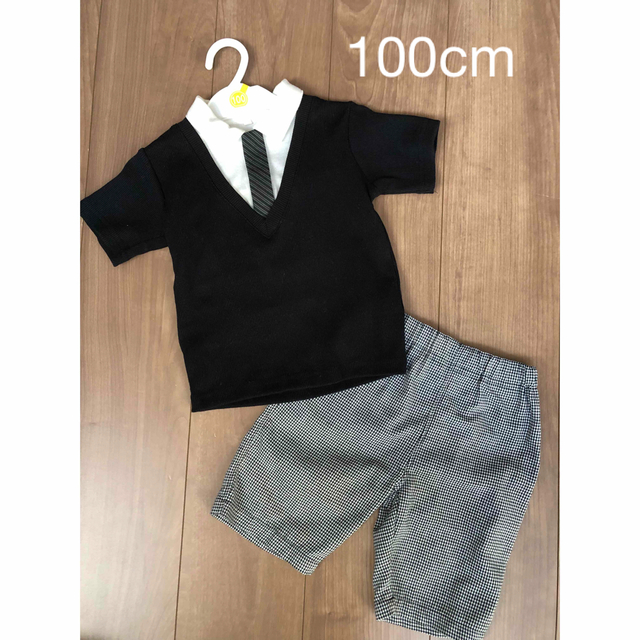 西松屋(ニシマツヤ)のフォーマル 男の子 100cm 卒園式 入園式 キッズ/ベビー/マタニティのキッズ服男の子用(90cm~)(ドレス/フォーマル)の商品写真