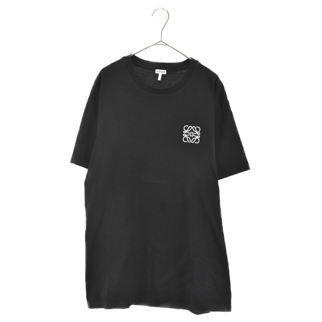 LOEWE 黒いカラーマークTシャツ Sサイズ ブラック-