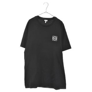 ロエベ(LOEWE)のLOEWE ロエベ アナグラムロゴ刺繍クルーネック半袖Tシャツ ブラック 1718509(Tシャツ/カットソー(半袖/袖なし))