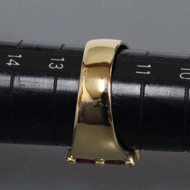 K18ルビーダイヤモンドリング R1.66 D0.77 7.5g #12.5 - 7