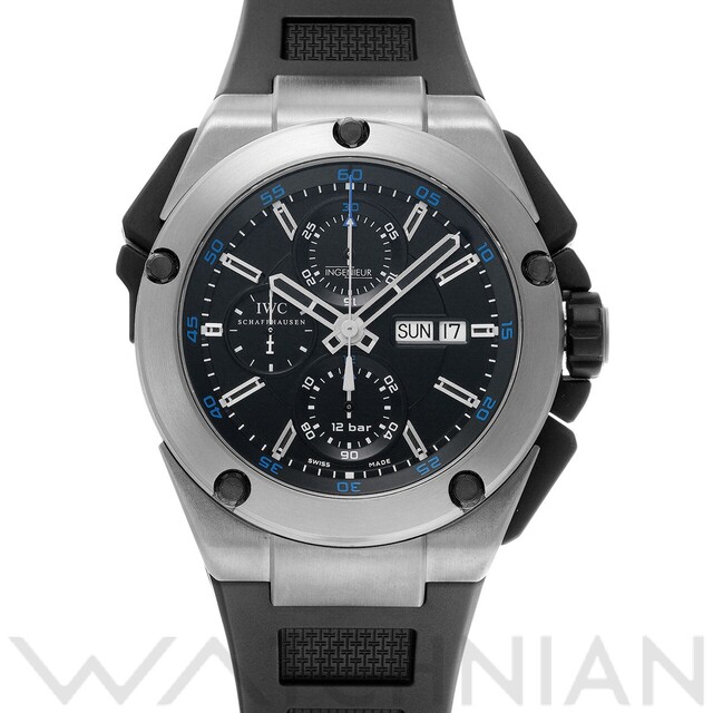 IWC - 中古 インターナショナルウォッチカンパニー IWC IW376501 ブラック メンズ 腕時計
