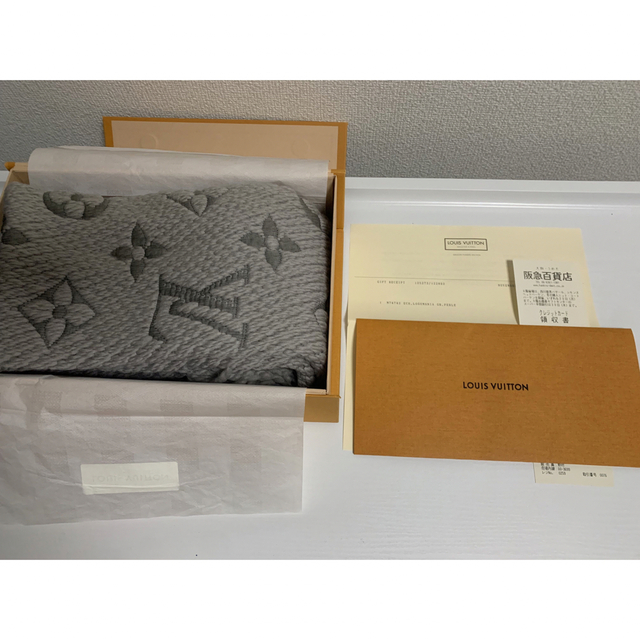 ファッション小物【LOUIS VUITTON】マフラー ※箱・領収書あり