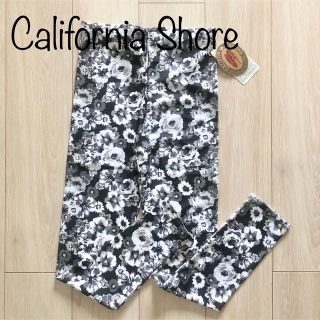 新品 CaliforniaShore レギンス 花柄 水着 ヨガ タイツ BK(ヨガ)