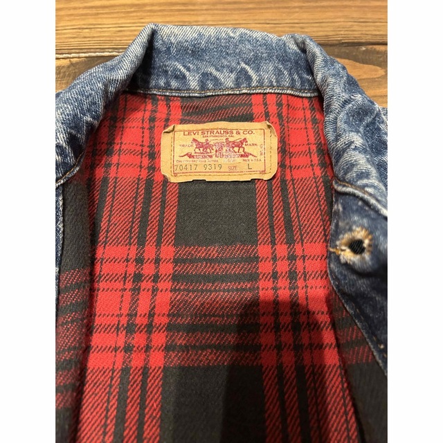 Levi's(リーバイス)のsupremeの元ネタ Levi's 70417 USA デニムジャケット メンズのジャケット/アウター(Gジャン/デニムジャケット)の商品写真