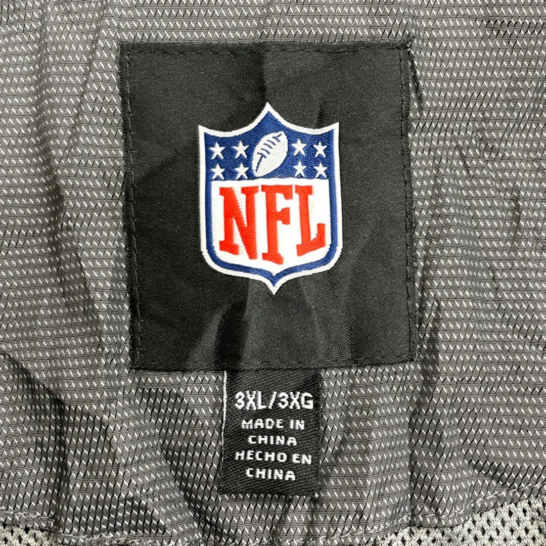 NFL TEAM APPAREL ハーフジップ フリースプルオーバー メンズXL /eaa359111ネイビー系紺色レッド系赤色柄