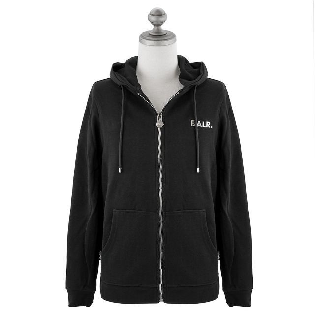 新品未使用タグ付き　大人気BALR. Qシリーズパーカー グレーL