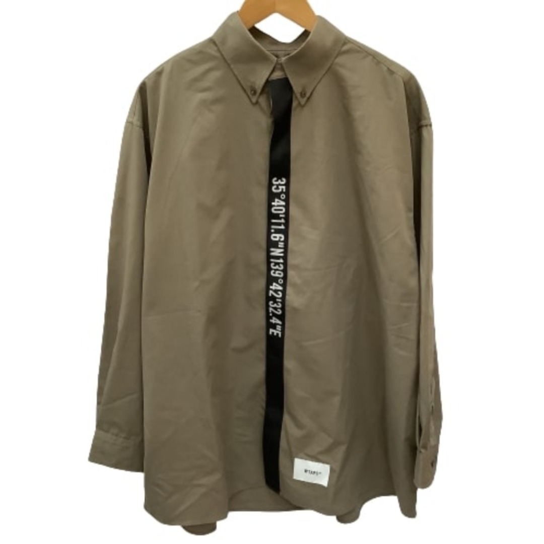 最高の品質の W)taps カーキ 222TQDT-SHM03 COLLECTION EX45 02 X SIZE シャツ メンズ ダブルタップス ♪♪wtaps - シャツ