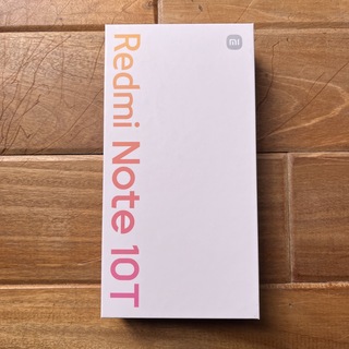 アンドロイド(ANDROID)の【新品】Redmi Note 10T ブルー　ソフトバンク(スマートフォン本体)