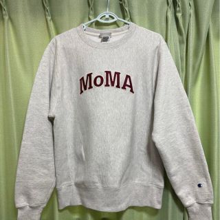 モマ(MOMA)のChampion クルーネックスウェットシャツ MoMA Edition オート(スウェット)