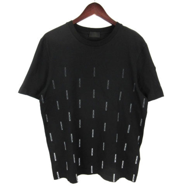 モンクレール 21SS MAGLIA Tシャツ 半袖 M ブラック ■ECS
