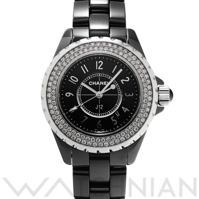 最新な - CHANEL 中古 腕時計 レディース ブラック H0949 CHANEL シャネル 腕時計