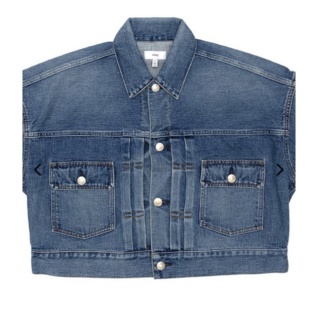 HYKE(ハイク)のHYKE BALLOON sleeveless DENIM JACKET 新品の レディースのジャケット/アウター(Gジャン/デニムジャケット)の商品写真