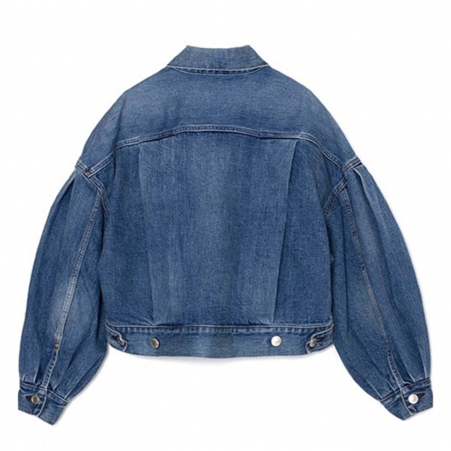 HYKE(ハイク)のHYKE BALLOON sleeveless DENIM JACKET 新品の レディースのジャケット/アウター(Gジャン/デニムジャケット)の商品写真