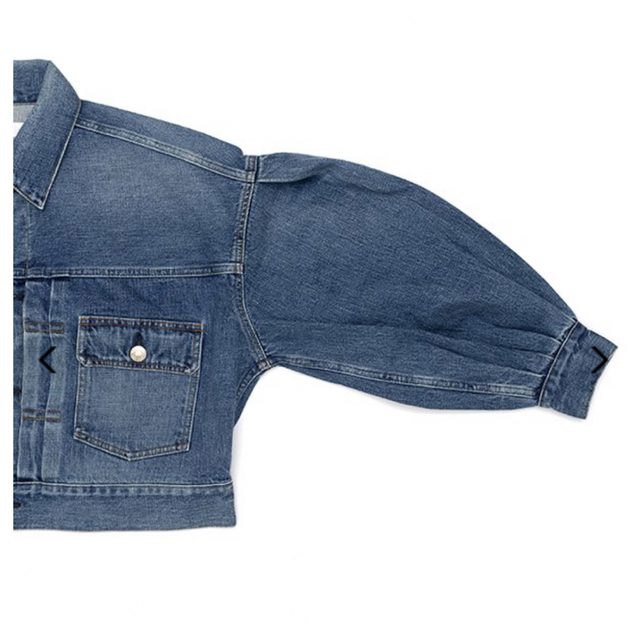 HYKE(ハイク)のHYKE BALLOON sleeveless DENIM JACKET 新品の レディースのジャケット/アウター(Gジャン/デニムジャケット)の商品写真