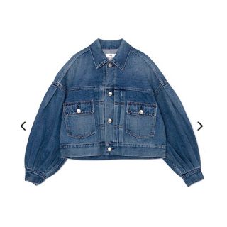 ハイク(HYKE)のHYKE BALLOON sleeveless DENIM JACKET 新品の(Gジャン/デニムジャケット)