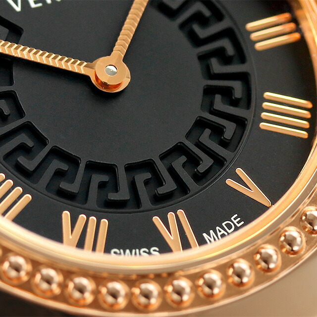 VERSACE(ヴェルサーチ)の【新品】ヴェルサーチ VERSACE 腕時計 レディース P5Q80D009S009 バニティ クオーツ ブラックxブラック レディースのファッション小物(腕時計)の商品写真