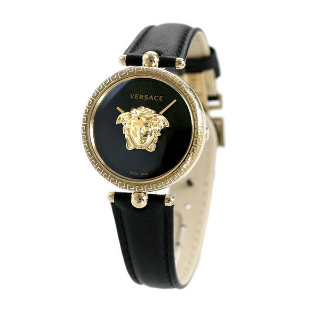 ファッション小物【新品】ヴェルサーチ VERSACE 腕時計 レディース VECQ00118 パラッツォ エンパイア 34mm PALAZZO EMPIRE 34mm クオーツ ブラックxブラック アナログ表示