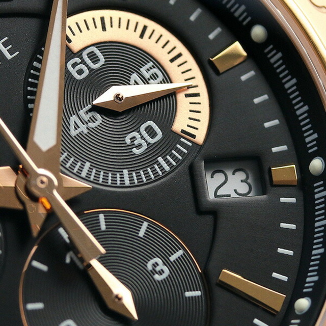 ヴェルサーチ VERSACE 腕時計 メンズ VERQ00320 42mm 42mm クオーツ ブラックxダークブラウン アナログ表示