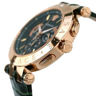 ヴェルサーチ VERSACE 腕時計 メンズ VERQ00420 42mm 42mm クオーツ グリーンxグリーン アナログ表示