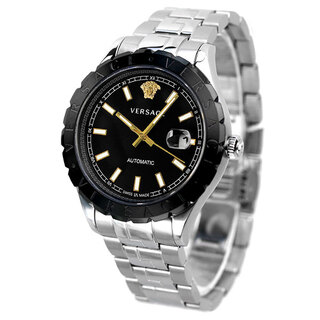 ヴェルサーチ(VERSACE)の【新品】ヴェルサーチ VERSACE 腕時計 メンズ VEZI00321 ヘレニウム 42mm HELLENYIUM 42mm 自動巻き（手巻き付） ブラックxシルバー アナログ表示(腕時計(アナログ))