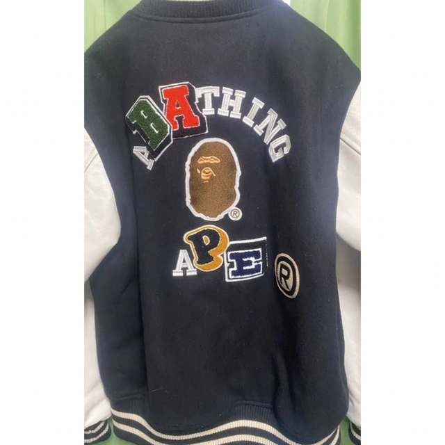 A BATHING APEスタジャン エイプ 黒スタジャン アウター 古着-