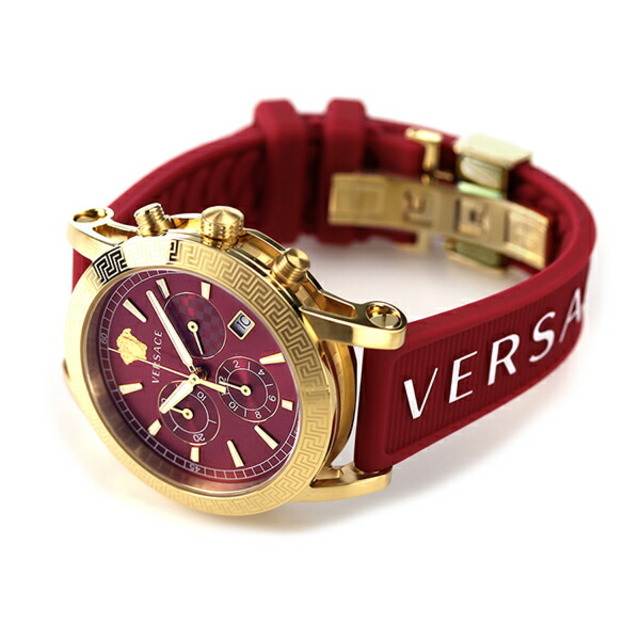 ヴェルサーチ VERSACE 腕時計 メンズ VELT01421 スポーツテック SPORT TECH クオーツ レッドxレッド アナログ表示