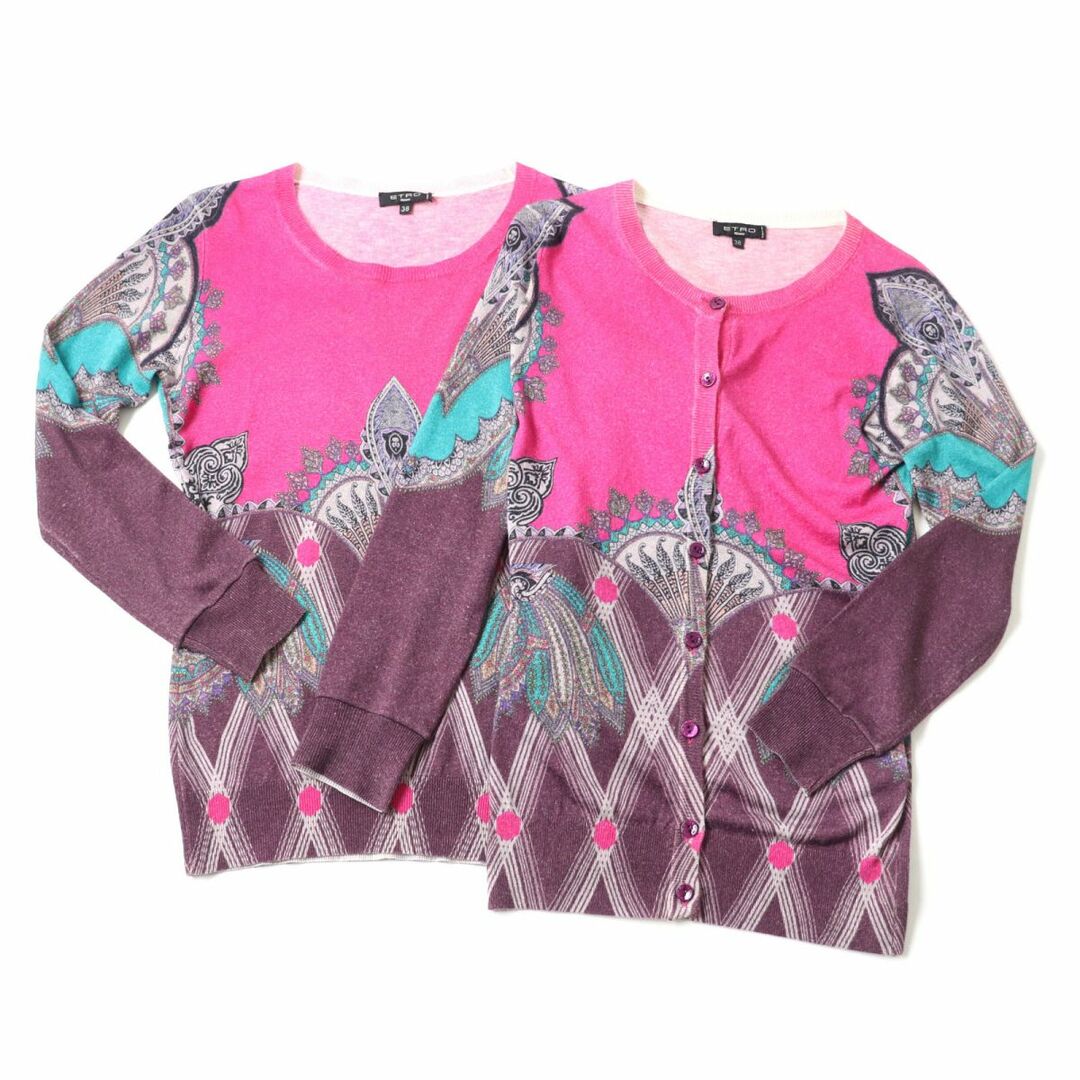 ETRO - 極美品☆正規品 ETRO エトロ ロゴボタン付き ペイズリー柄