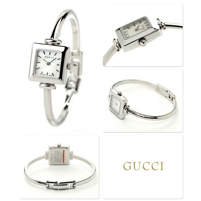 Gucci - グッチ 腕時計 レディース YA019518 GUCCI クオーツ ホワイトシェルxシルバー