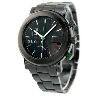 グッチ(Gucci)の【新品】グッチ GUCCI 腕時計 メンズ YA101331 G.クロノ G.CHRONO クオーツ ブラックxブラック(腕時計(アナログ))