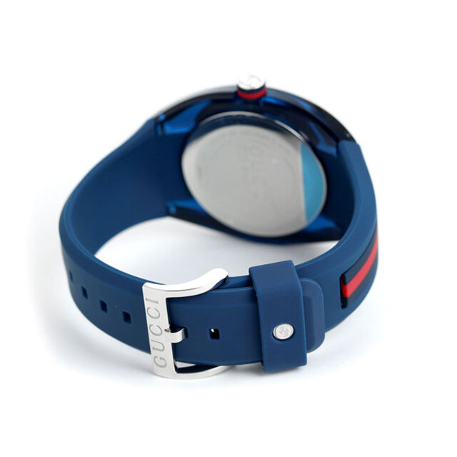 Gucci(グッチ)の【新品】グッチ GUCCI 腕時計 メンズ YA137104A シンク 46mm SYNC 46mm クオーツ ブルーxブルー アナログ表示 メンズの時計(腕時計(アナログ))の商品写真