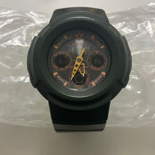 CASIO G-SHOCK AWG-500KG カーキ×オレンジ 動作確認済(腕時計(デジタル))