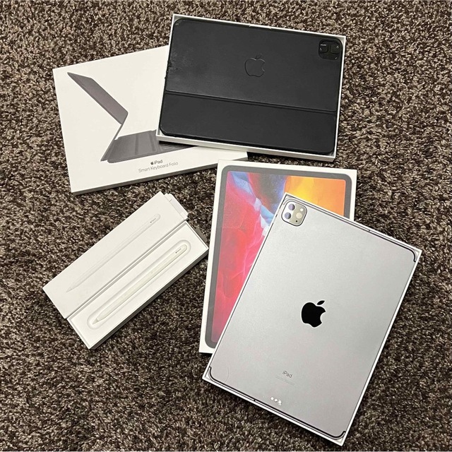 iPad Pro 11inch 128GB +純正ペン+純正キーボード 特別セーフ 48.0
