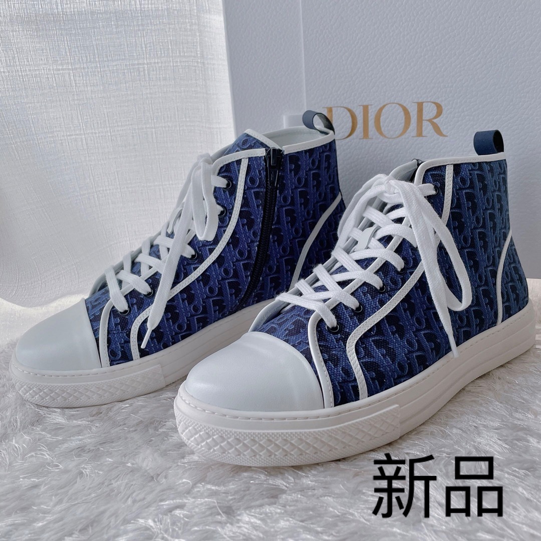 Dior ディオール　トロッター　ハイカット　サイドジップ　スニーカー　新品