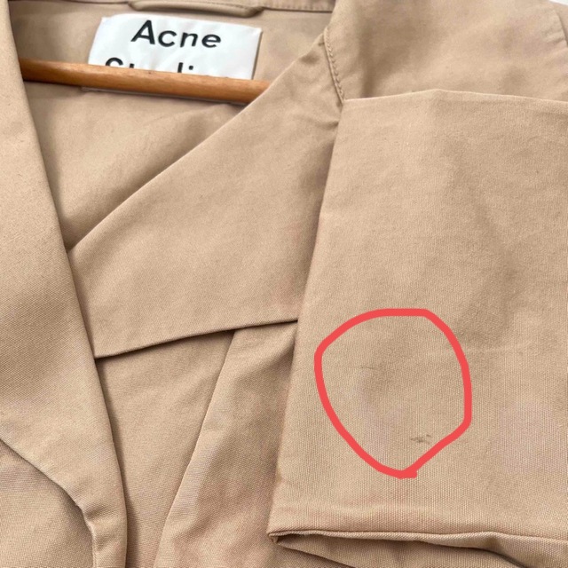 Acne Studios(アクネストゥディオズ)のacne studios trench coat レディースのジャケット/アウター(トレンチコート)の商品写真