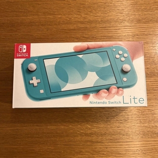 ニンテンドースイッチ(Nintendo Switch)のNintendo Switch lite ターコイズ　ケース付き(携帯用ゲーム機本体)