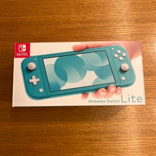 ニンテンドースイッチ(Nintendo Switch)のNintendo Switch lite ターコイズ　ケース付き(携帯用ゲーム機本体)