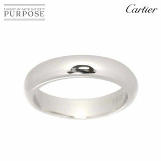 カルティエ(Cartier)のカルティエ Cartier クラシック #48 リング 幅3.8mm Pt プラチナ 指輪【証明書付き】VLP 90181460(リング(指輪))