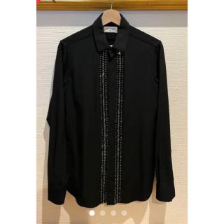 サンローラン(Saint Laurent)のsaintlaurent 13AW ランウェイ　クリスタルシャツ(シャツ)