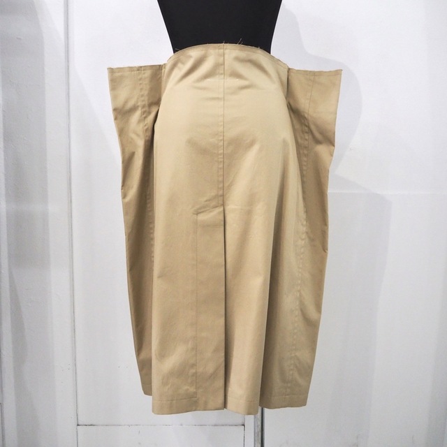 新品 定価83600円 メゾンマルジェラ MM6 トレンチ 再構築 巻きスカート