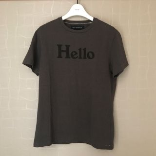 マディソンブルー(MADISONBLUE)のマディソンブルーHello ロゴTシャツ 01 GRAY(Tシャツ(半袖/袖なし))