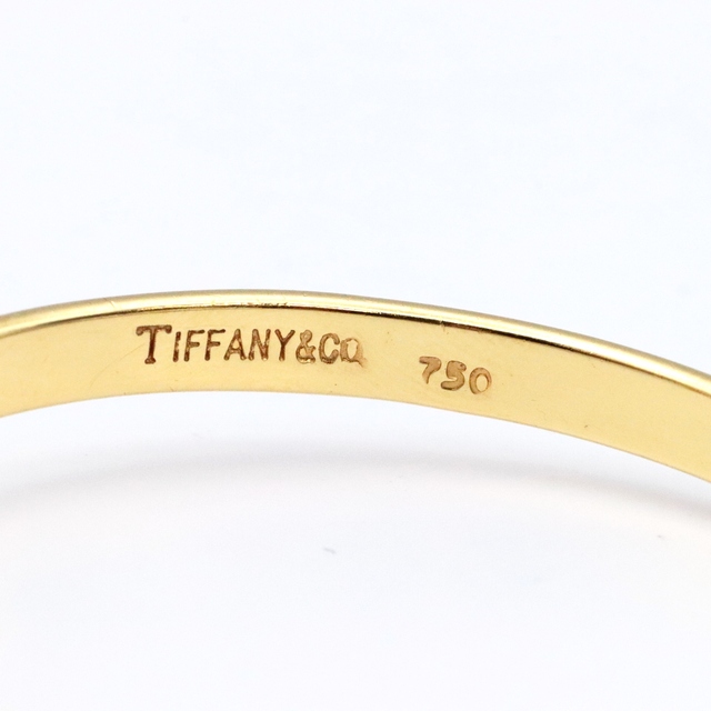 Tiffany & Co. - ティファニー フック＆アイ バングル 750 K18YG