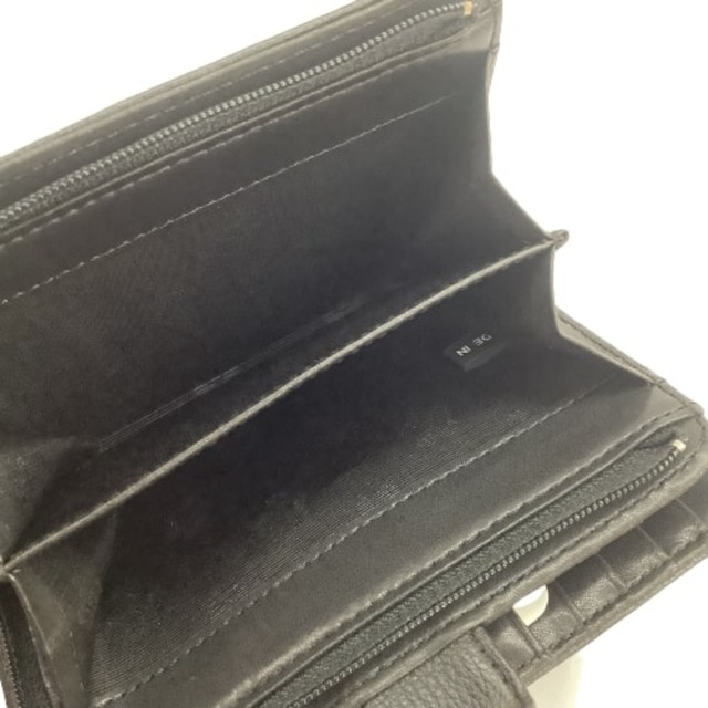 MARY QUANT(マリークワント)の♪♪MARY QUANT マリークワント ２つ折り財布  ブラック ハンドメイドのファッション小物(財布)の商品写真