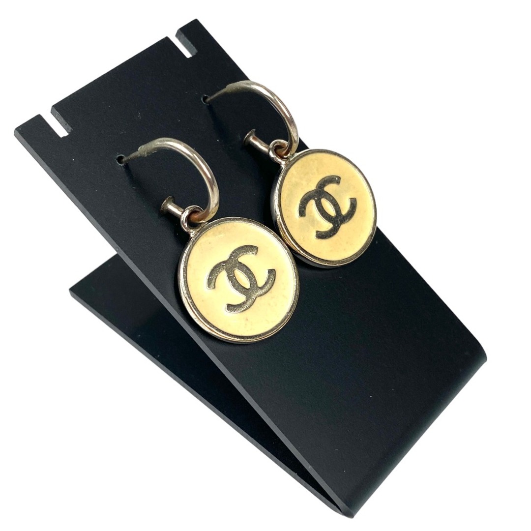CHANEL シャネル ココマーク ピアス ヴィンテージ ベージュ | www